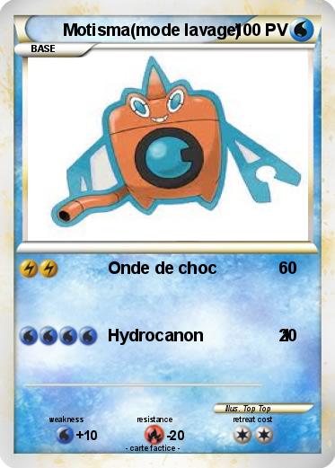 Pokemon Motisma(mode lavage)