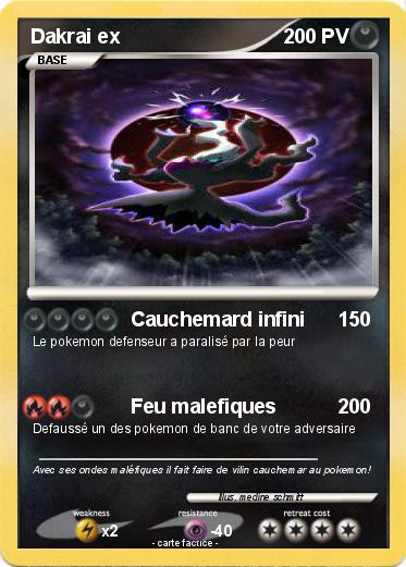 Pokemon Dakrai ex