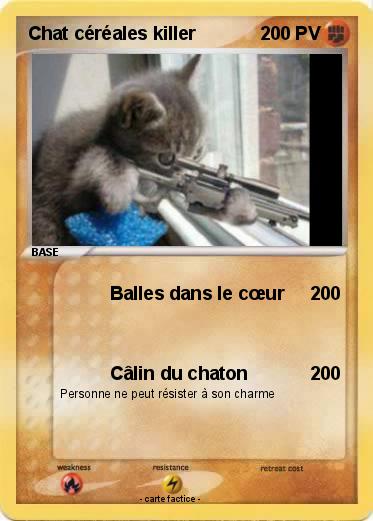 Pokemon Chat céréales killer