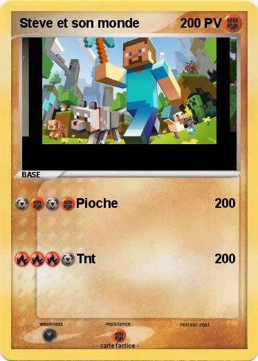 Pokemon Steve et son monde