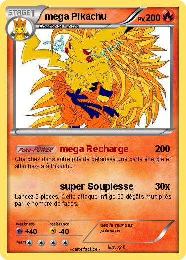 Pokemon mega Pikachu