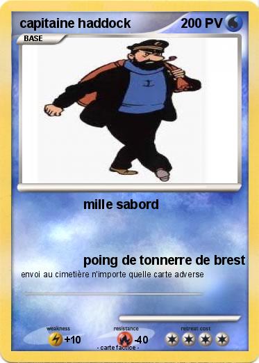 Pokemon capitaine haddock