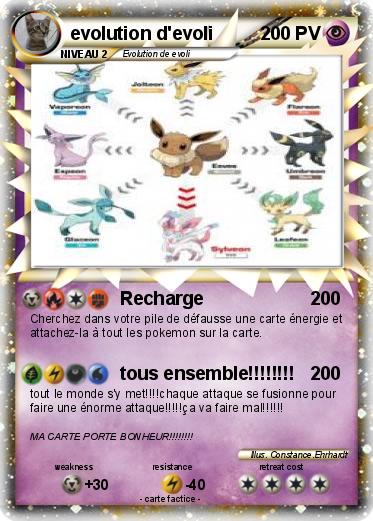 Pokemon evolution d'evoli
