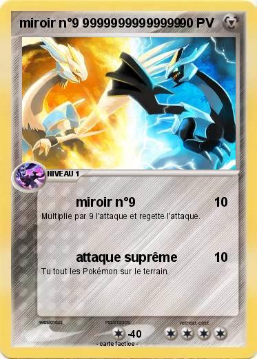 Pokemon miroir n°9 99999999999999