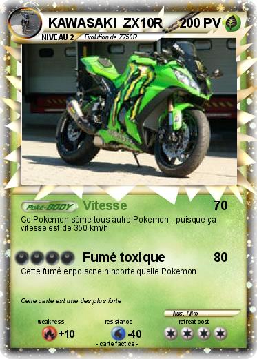 Pokemon KAWASAKI  ZX10R