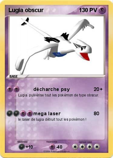 Pokemon Lugia obscur