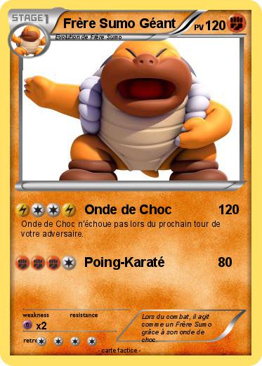 Pokemon Frère Sumo Géant