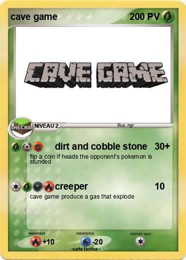 Pokemon cave game