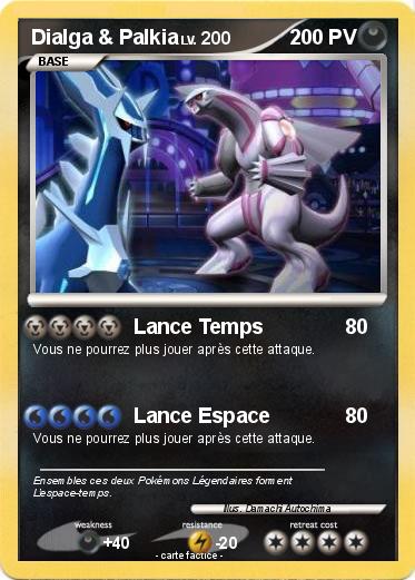 Pokemon Dialga & Palkia
