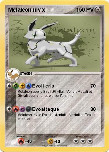 Pokemon Metaleon niv x