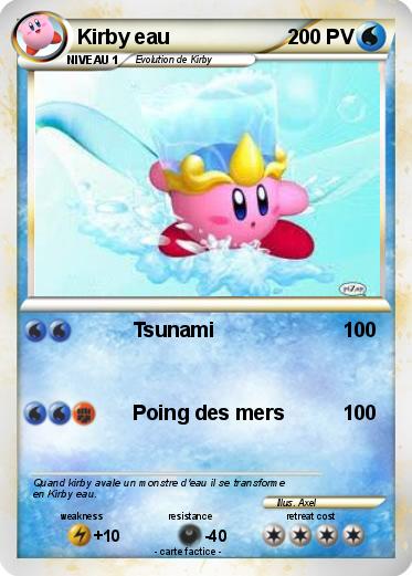 Pokemon Kirby eau