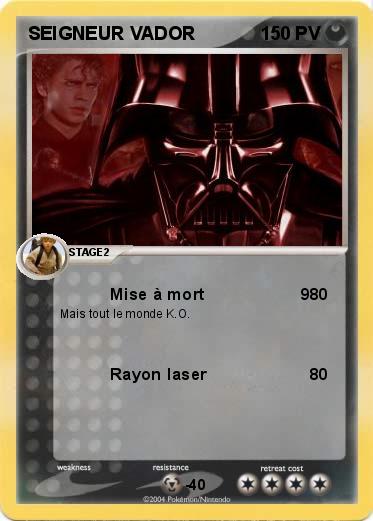 Pokemon SEIGNEUR VADOR                      