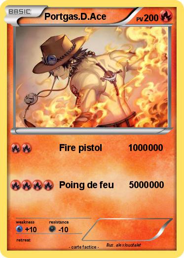 Pokemon Portgas.D.Ace