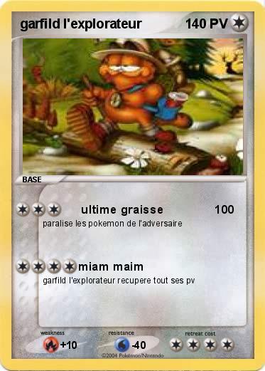 Pokemon garfild l'explorateur