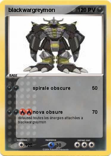 Pokemon blackwargreymon