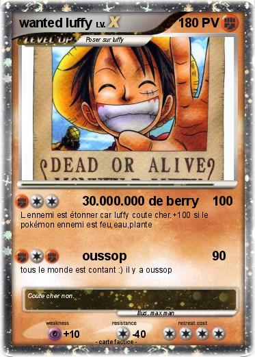 Pokemon wanted luffy