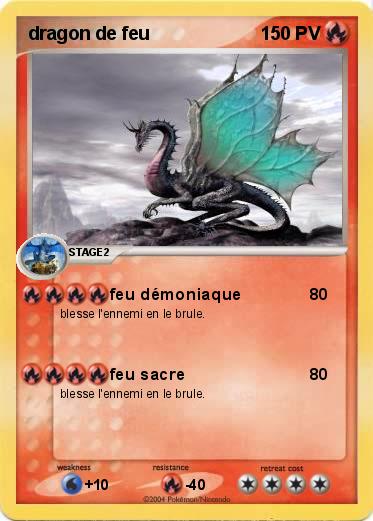 Pokemon dragon de feu