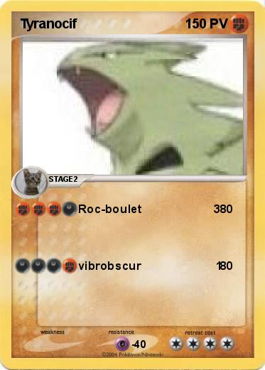 Pokemon Tyranocif