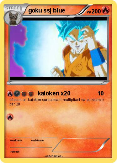 Pokemon goku ssj blue