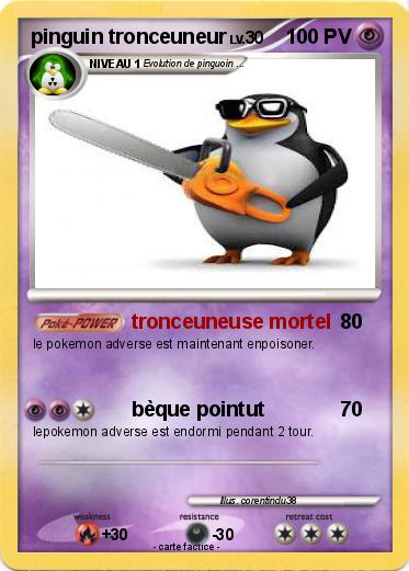 Pokemon pinguin tronceuneur