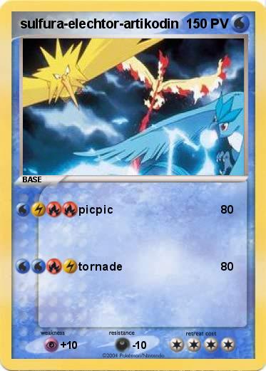 Pokemon sulfura-elechtor-artikodin