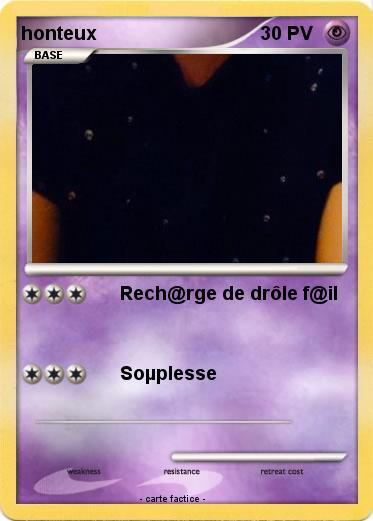 Pokemon honteux
