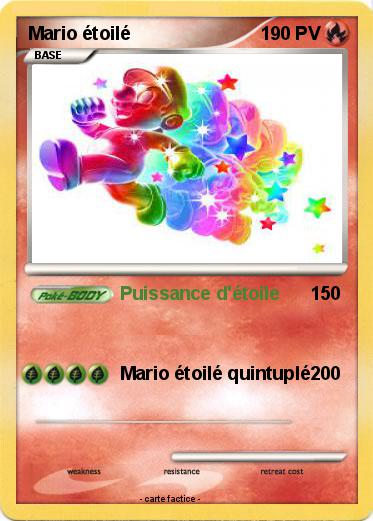 Pokemon Mario étoilé