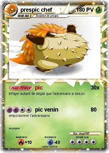 Pokemon prespic chef