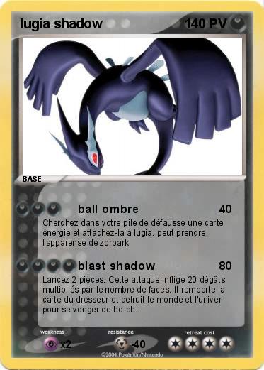 Pokemon lugia shadow