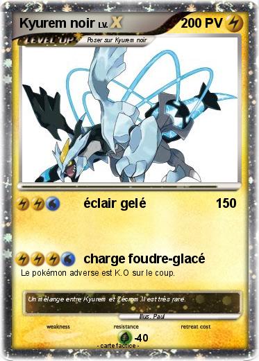 Pokemon Kyurem noir