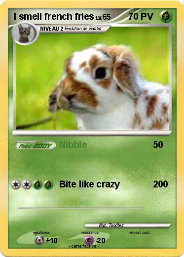 Pokemon I smell french fries