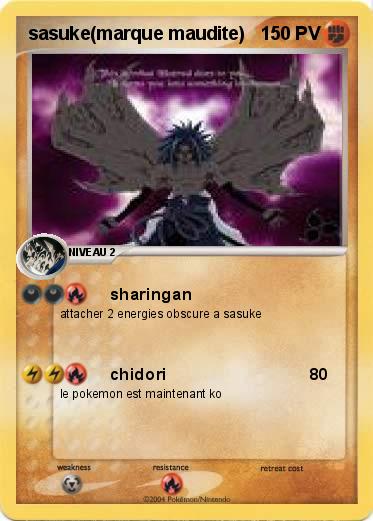 Pokemon sasuke(marque maudite)