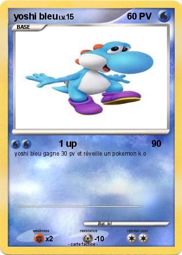 Pokemon yoshi bleu