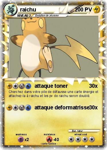 Pokemon raichu