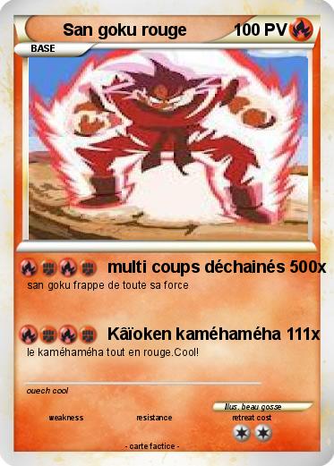 Pokemon San goku rouge