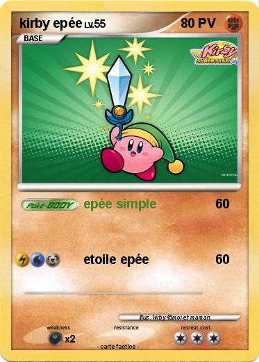 Pokemon kirby epée