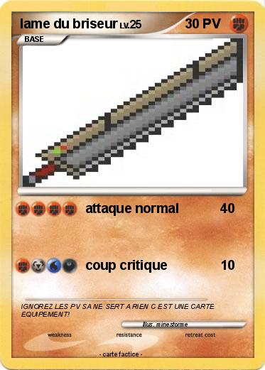 Pokemon lame du briseur