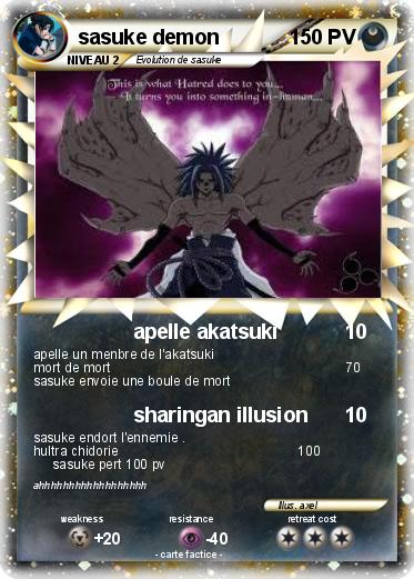 Pokemon sasuke demon