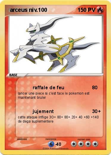 Pokemon  arceus niv.100