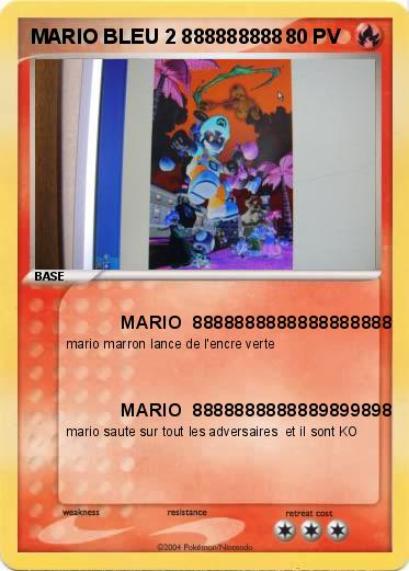 Pokemon MARIO BLEU 2 888888888