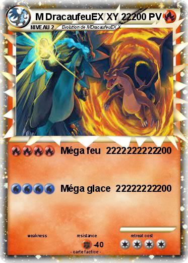 Pokemon M DracaufeuEX XY 22