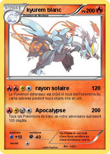 Pokemon kyurem blanc