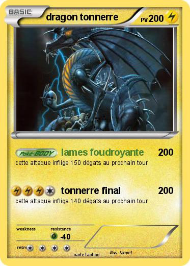 Pokemon dragon tonnerre