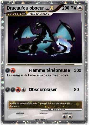 Pokemon Dracaufeu obscur