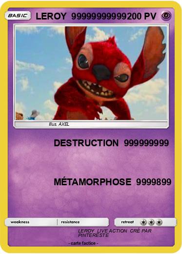 Pokemon LEROY  99999999999