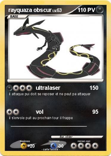 Pokemon rayquaza obscur