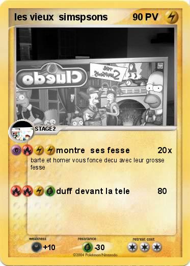 Pokemon les vieux  simspsons