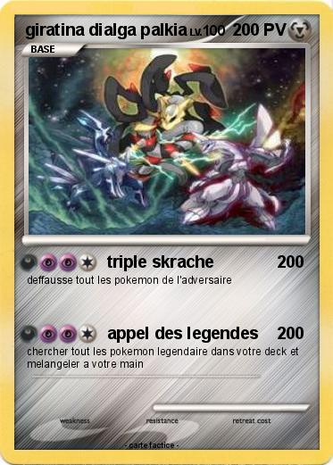 Pokemon giratina dialga palkia