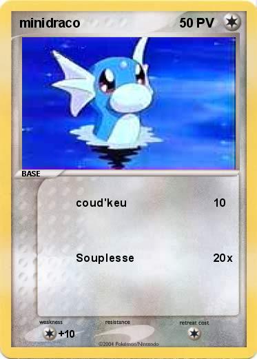 Pokemon minidraco