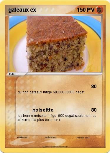 Pokemon gateaux ex